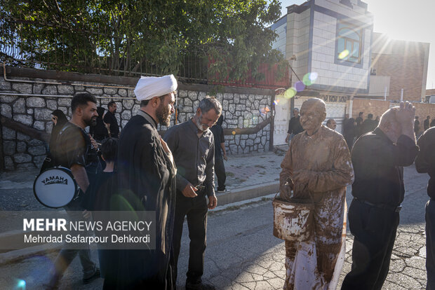 آئین ملی «گِل زنی و آقاسالم» در شهرستان بِن