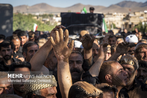 آئین ملی «گِل زنی و آقاسالم» در شهرستان بِن