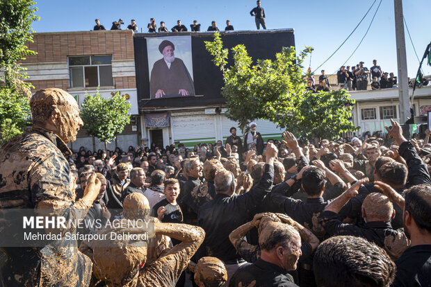 آئین ملی «گِل زنی و آقاسالم» در شهرستان بِن