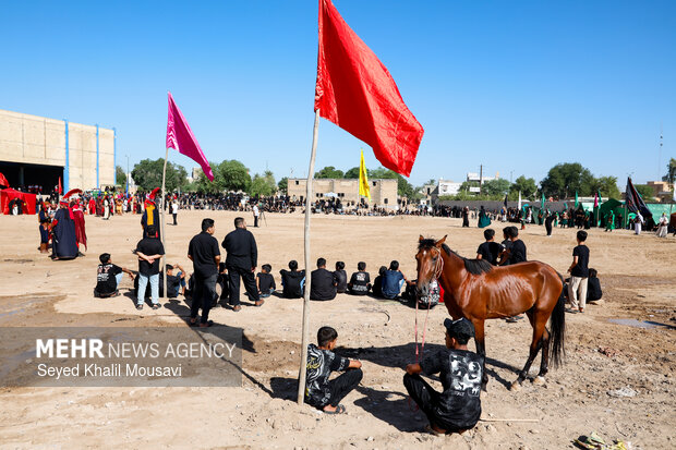 تعزیه میدانی روز عاشورا در ویس