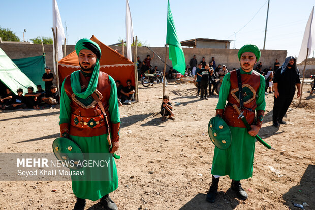 تعزیه میدانی روز عاشورا در ویس