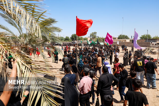 تعزیه میدانی روز عاشورا در ویس