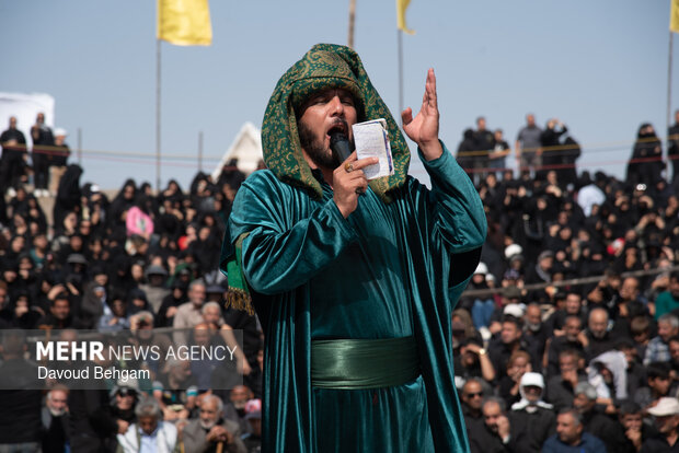تعزیه خوانی در روستای «فدیشه» نیشابور