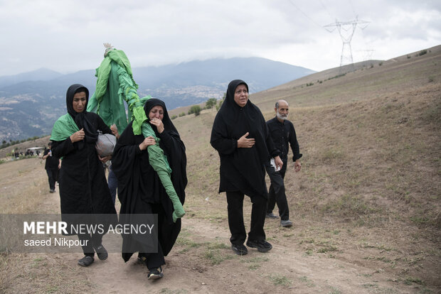 مراسم عزاداری روز عاشورا روستای گنجه رودبار