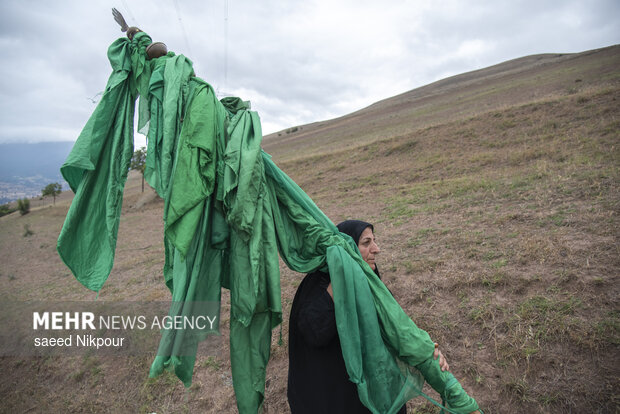 مراسم عزاداری روز عاشورا روستای گنجه رودبار