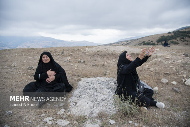 مراسم عزاداری روز عاشورا روستای گنجه رودبار