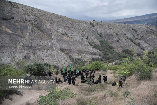 مراسم عزاداری روز عاشورا روستای گنجه رودبار