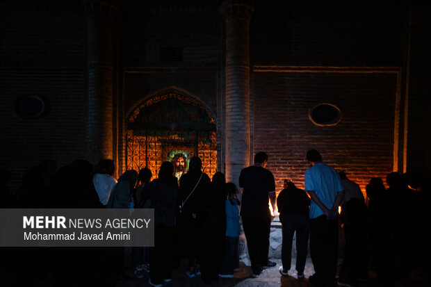 مراسم شام غریبان حسینی در قزوین