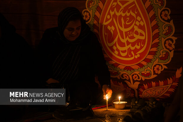 مراسم شام غریبان حسینی در قزوین