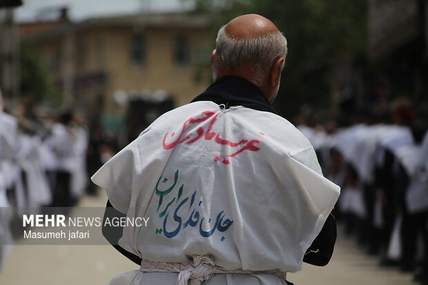 خیمه سوزان عاشورایی در ساری