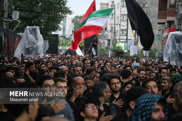 خیمه سوزان عاشورایی در ساری