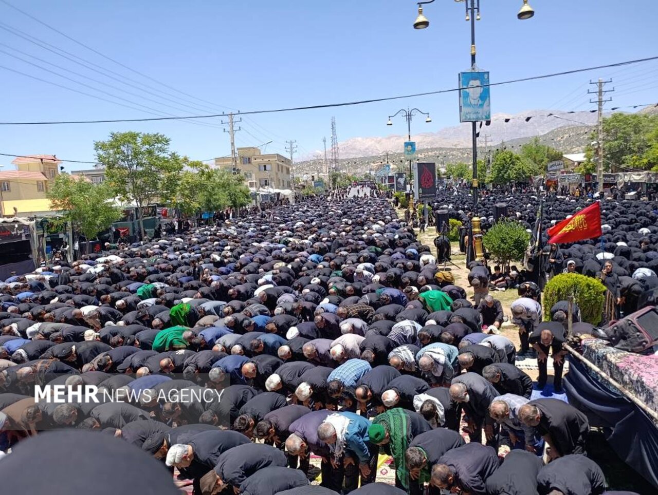 نماز،امام،حسين،استان،عاشورا،البرز،ظهر،اقامه،مذهبي،دين،اجتماع ...