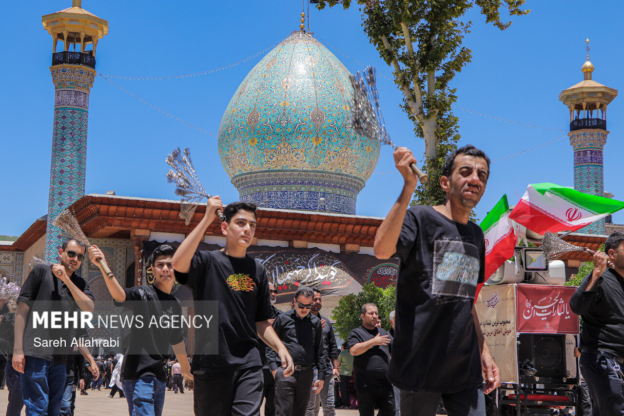سومین حرم اهل بیت(ع) در سوگ امام مهربانی‌ها