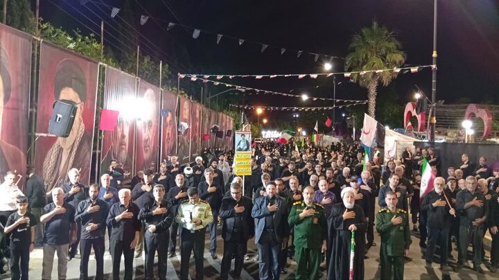 برگزاری مراسم شام غریبان حسینی در آستارا