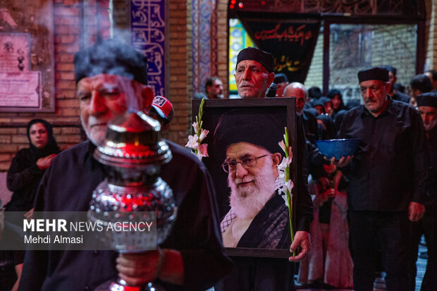 شام غریبان در حسینیه اعظم زنجان