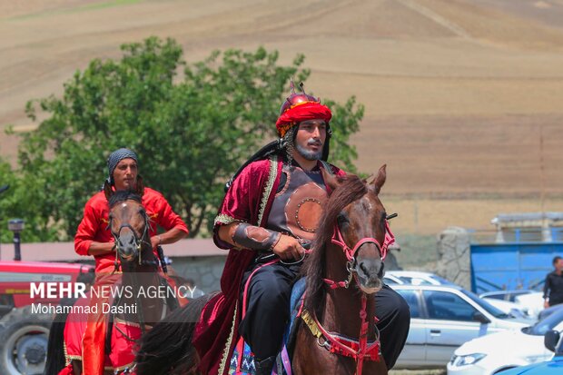 آئین سنتی شبیه‌خوانی در روستای «تپه‌باشی» شهرستان گرمی