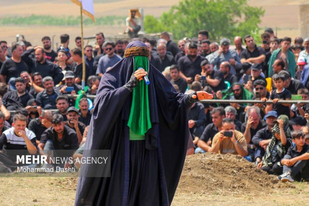 آئین سنتی شبیه‌خوانی در روستای «تپه‌باشی» شهرستان گرمی