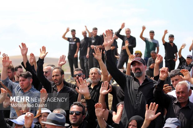 آئین سنتی شبیه‌خوانی در روستای «تپه‌باشی» شهرستان گرمی