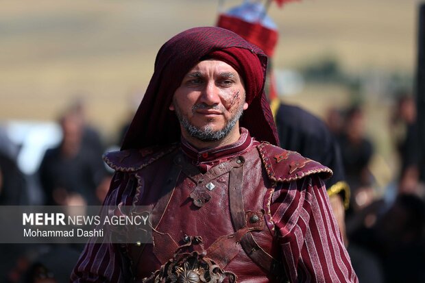 آئین سنتی شبیه‌خوانی در روستای «تپه‌باشی» شهرستان گرمی
