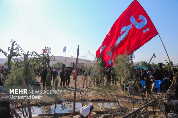 آئین سنتی شبیه‌خوانی در روستای «تپه‌باشی» شهرستان گرمی