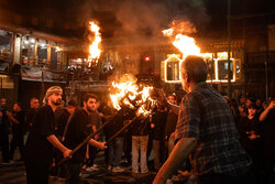 مراسم آئینی دسته چوبی در گرگان