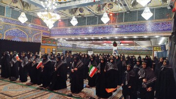 اجتماع زنان عاشورایی رهروان زینبی در آستانه اشرفیه