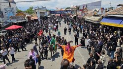 مراسم سومین روز شهادت امام حسین (ع) در طاهرگوراب