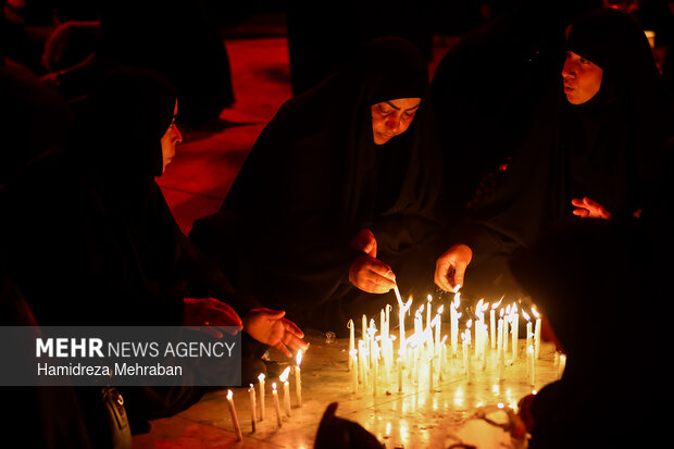Sham-e-Ghariban of Imam Hussein (AS) marked in Karbala
