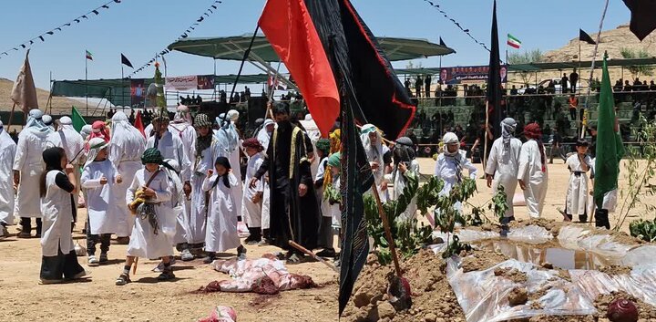 «حنا»هر سال کربلا را روایت می‌کند؛ آئین ۸۰ ساله تعزیه‌خوانی بنی‌اسد