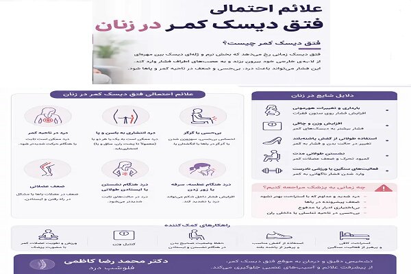 آیا آمار ابتلای زنان تهرانی به دیسک کمر افزایش یافته است؟