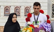 استقبال از نایب قهرمان موی تای جهان در تبریز