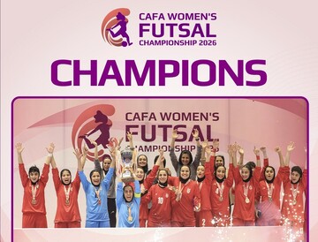 Iran crowned champions of CAFA Women’s Futsal Championship 2026