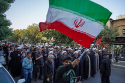 پیاده روی علمای شیراز در ۱۳ ماه محرم