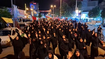 ایستادگی مردم رزن در سنگر خیابان