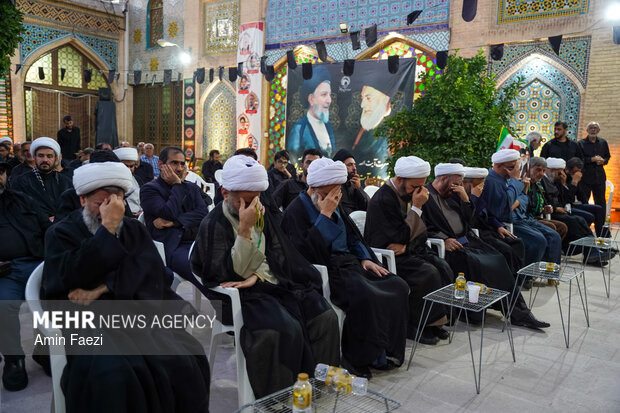 پیاده روی علمای شیراز در ۱۳ محرم