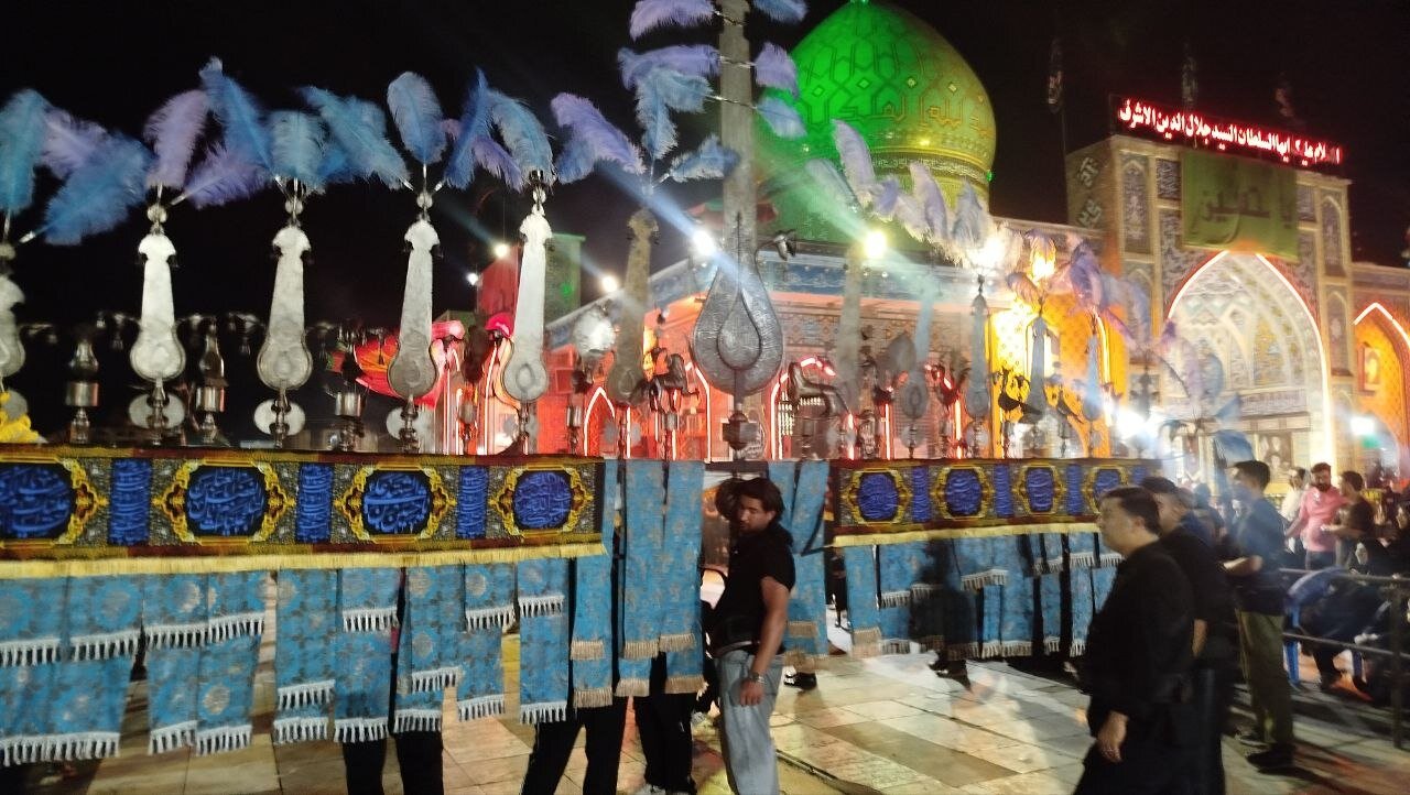 مراسم سوم شهادت امام حسین (ع) در آستانه اشرفیه