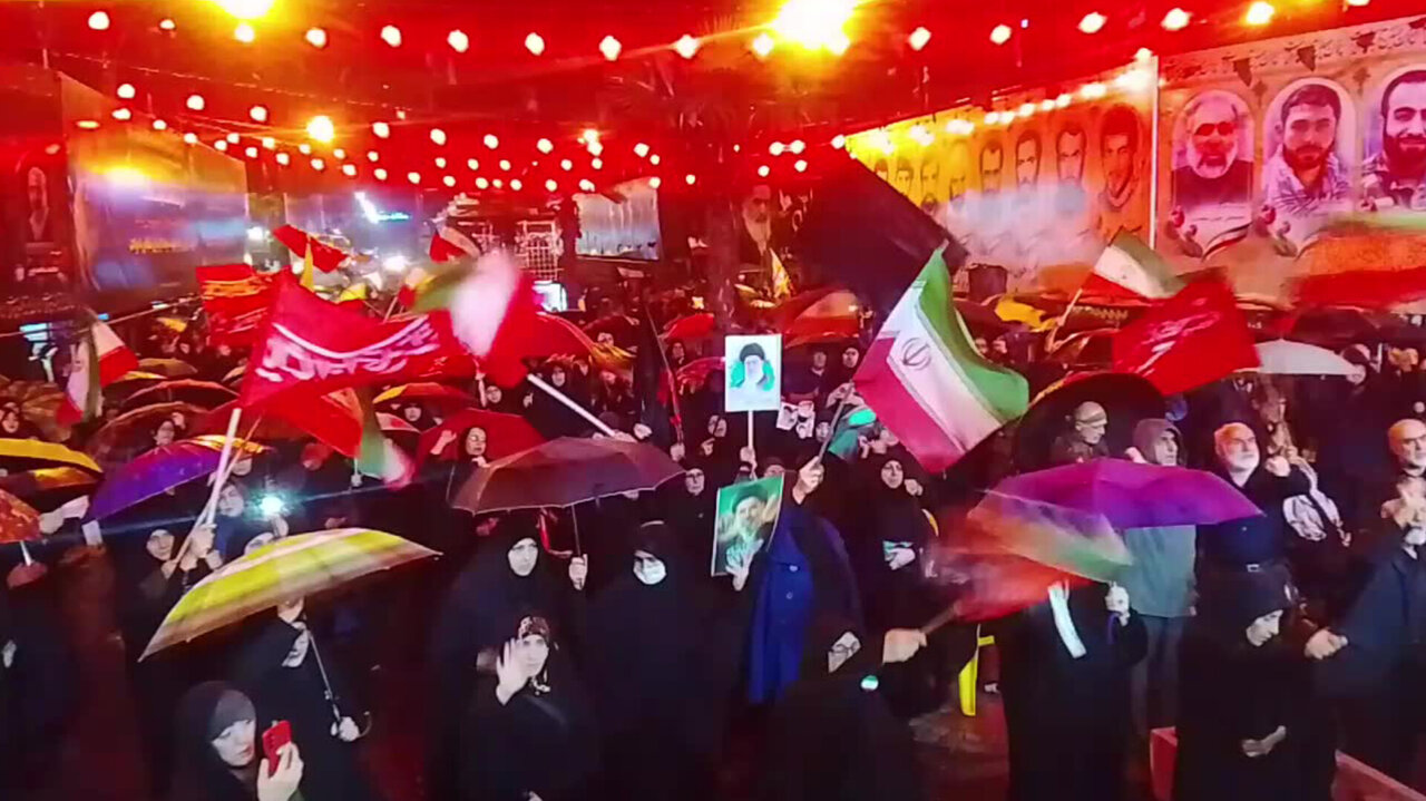 اجتماع پرشور عاشقان حسینی در نوشهر