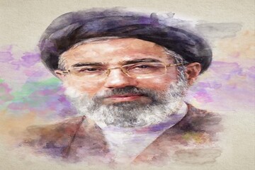 خلق پرتره رهبر انقلاب با تکنیک آبرنگ دیجیتال توسط هنرمند لرستانی