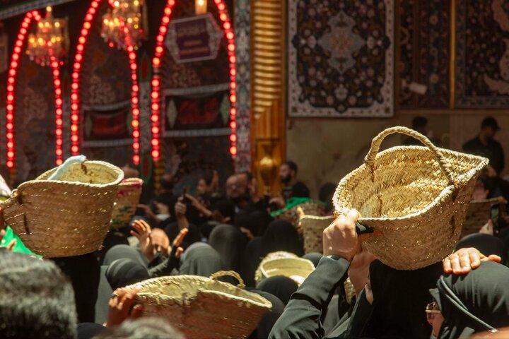 عزاداری سنتی زنان قبیله بنی اسد در کربلا+فیلم