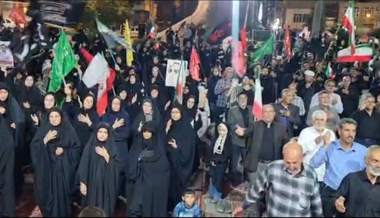 Continued nighttime gatherings of Qorveh residents in the second decade of Muharram