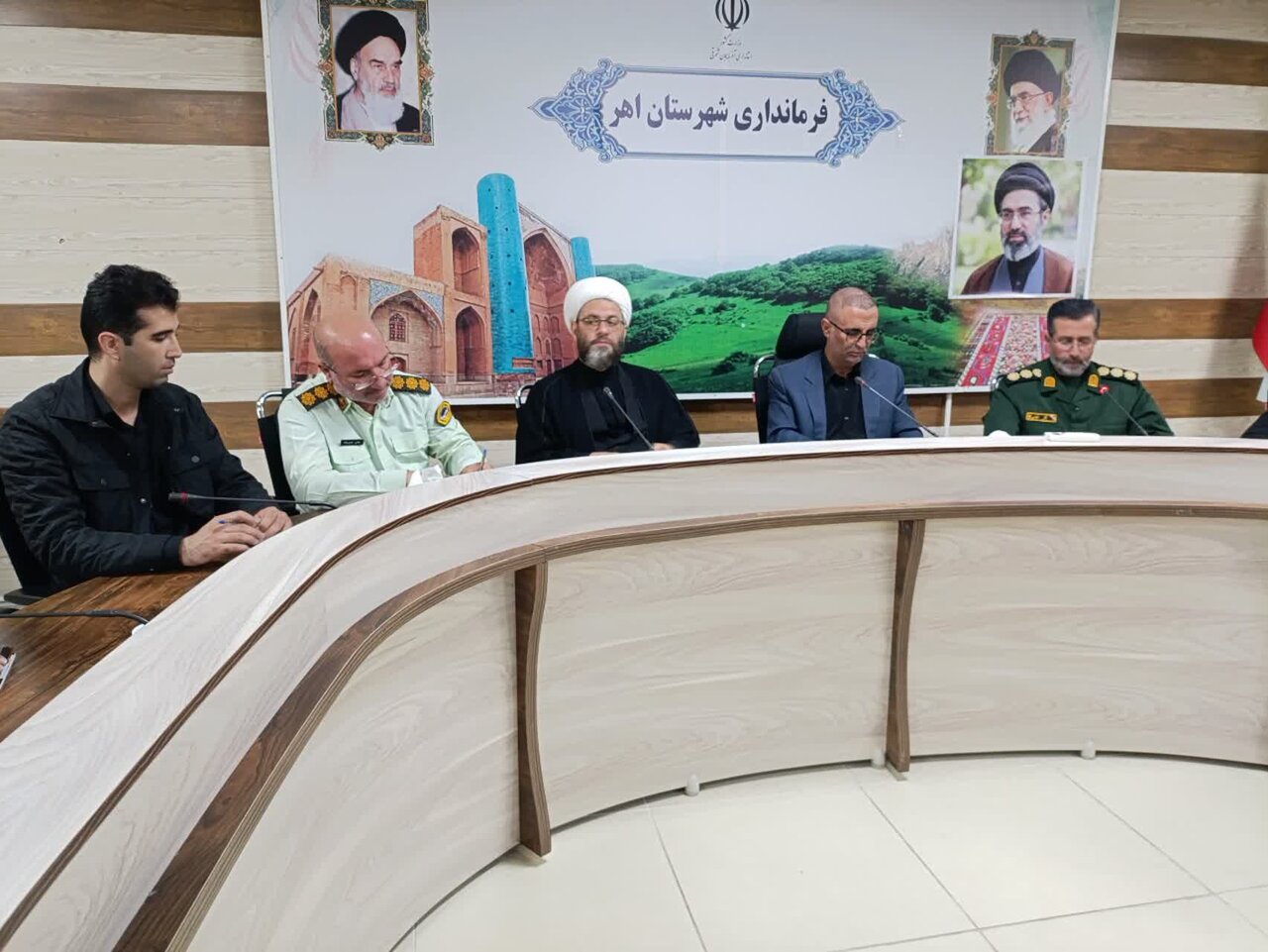 اهر،شهرستان،خاكپور،قدرداني،برگزاري،اسلامي،تشييع،هوشياري،فرماندار