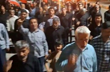 راهپیمایی شبانه مردم انقلابی آبدان