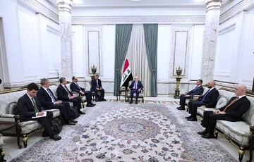 İbrahim Kalın, Irak Cumhurbaşkanı Amedi ile Bağdat’ta görüştü