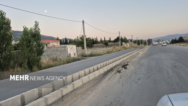 فرونشست بلوار تازه تاسیس یاسوج؛ پروژه ۱۳۰۰ میلیاردی دوام نیاورد
