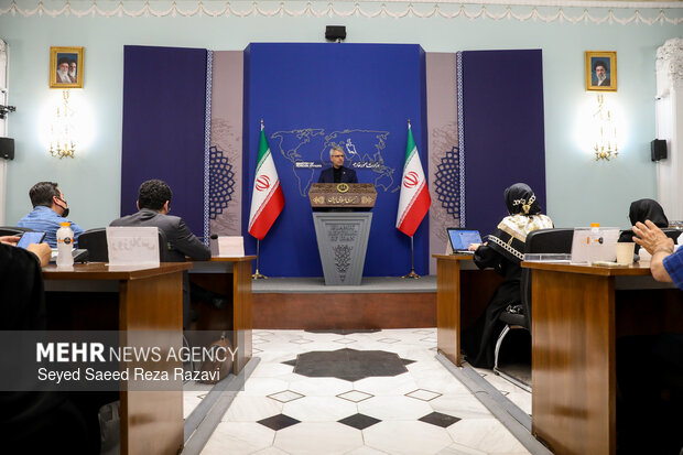 نشست خبری سخنگوی وزارت امور خارجه