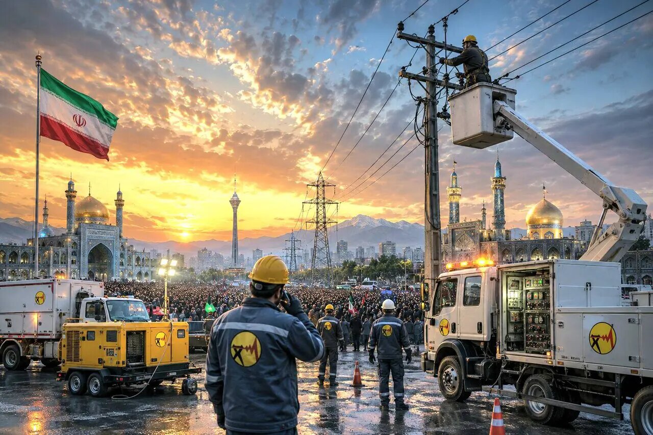 آماده‌باش کامل صنعت برق کشور برای آئین وداع با قائد شهید