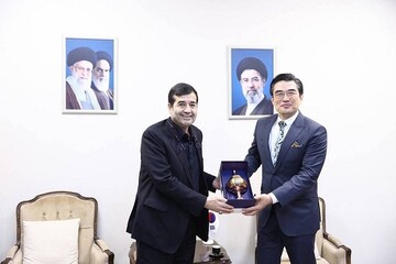 احمد دنیامالی و سفیر کره جنوبی در تهران