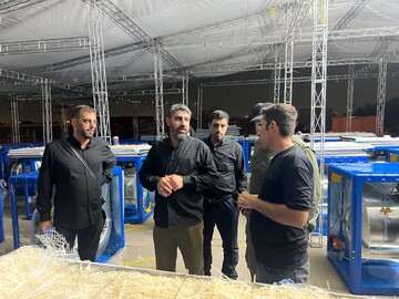 بازدید رئیس بسیج شهرداری تهران از آماده‌سازی زائرشهر بوستان ولایت