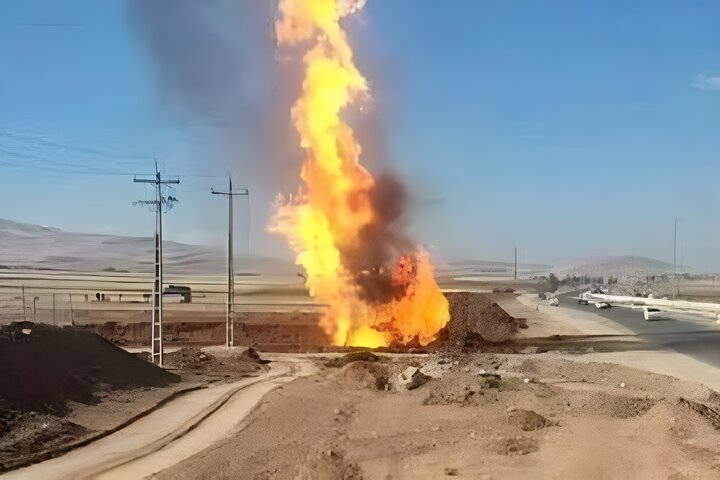 فرشی: آتش انفجار لوله گاز در وادی‌رحمت تبریز مهار شد