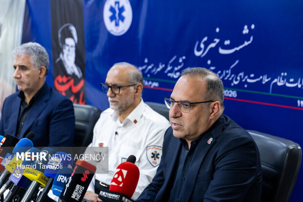 نشست خبری تشریح اقدامات نظام سلامت برای برگزاری آیین وداع و تشییع رهبر شهید